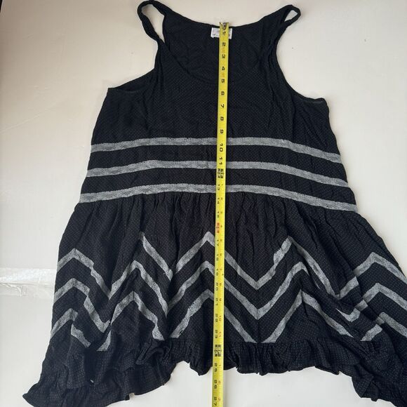 Free People Top Women's Black Polka Dot Sheer Intimately Tank Size Small - Picture 6 of 10